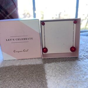 Origami owl earrings